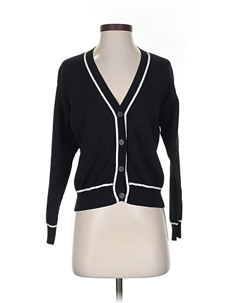 Pre-owned Mng Cardigan Sweater In Black