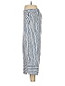 BCBGeneration Stripes Silver Blue Casual Pants Size M - photo 5