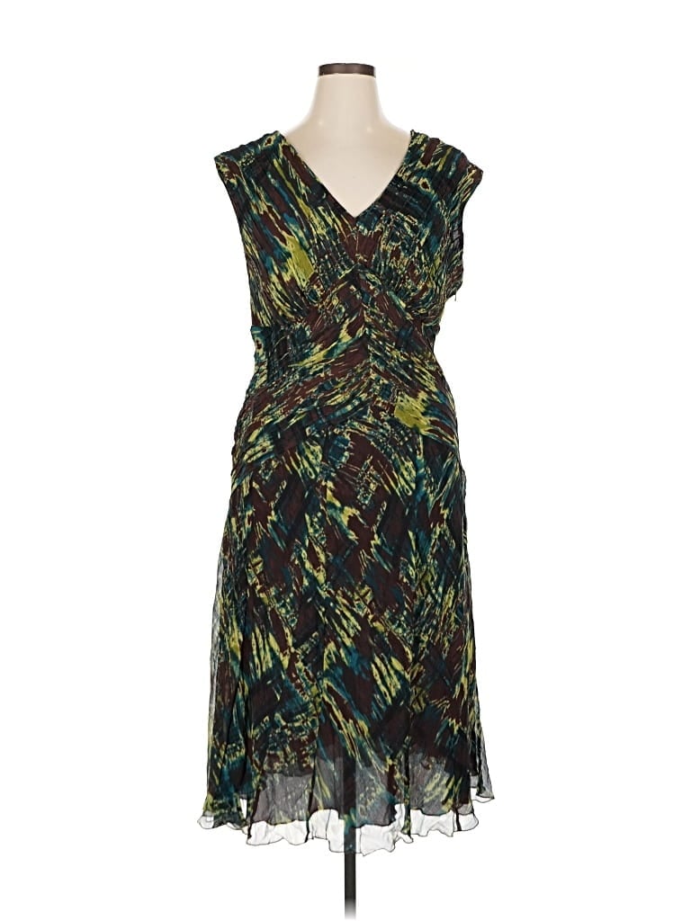 Pre-owned Jones New York Collection Cocktail Dress In Green