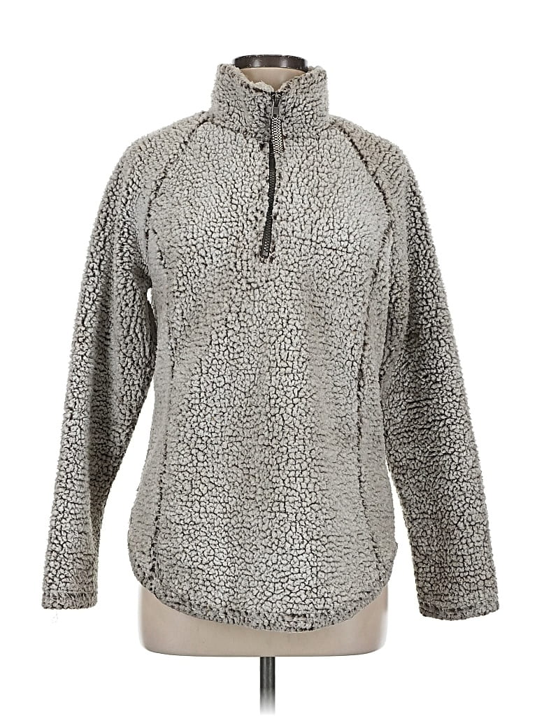 Pre-owned Te Verde Pullover Sweater In Silver