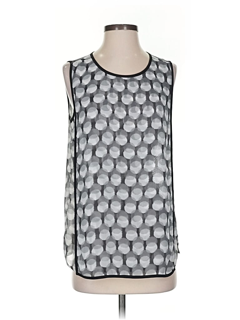 Pre-owned Vince Camuto Sleeveless Blouse In Silver