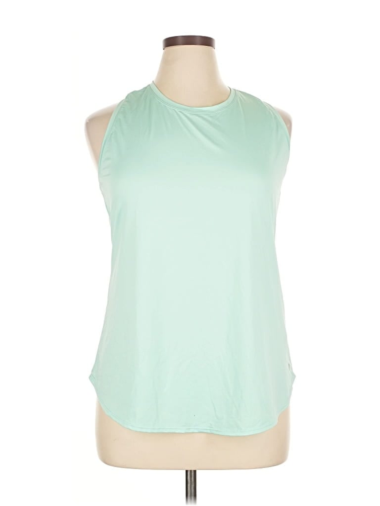 Pre-owned Unbranded Sleeveless T-shirt In Green