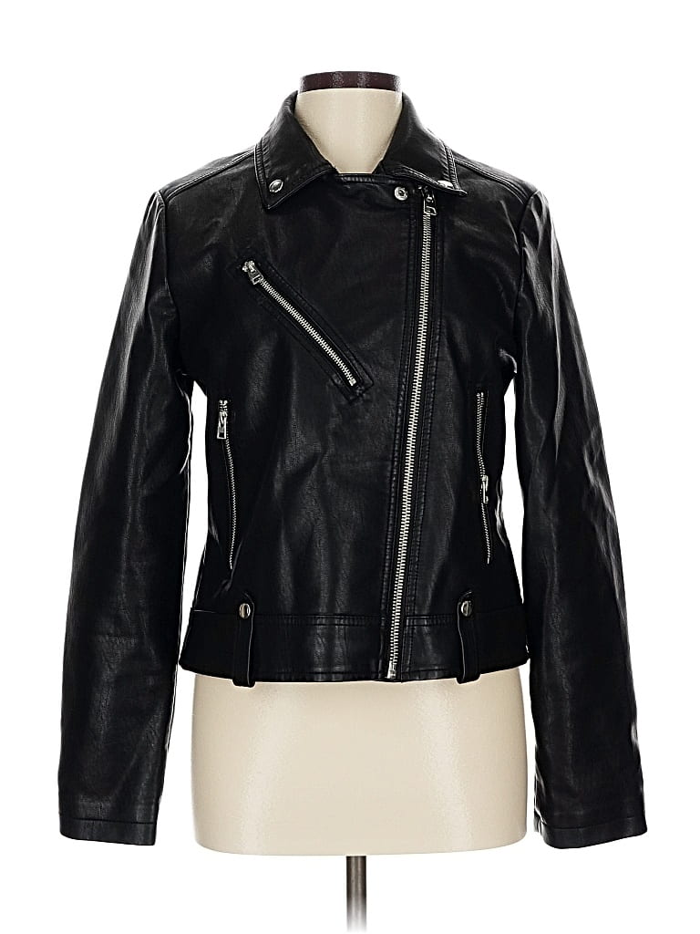 Pre-owned Topshop Jacket In Black