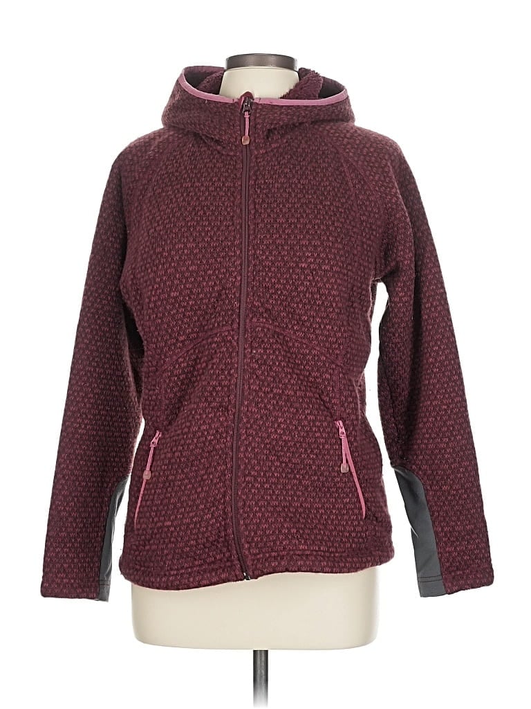 Pre-owned Eddie Bauer Sweatshirt In Burgundy