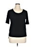 Halo Black Short Sleeve Top Size XL - photo 1