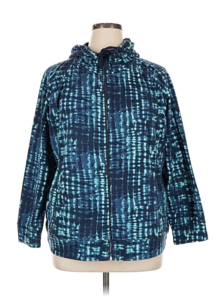 Pre-owned H By Halston Snow Jacket In Blue