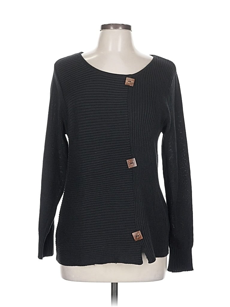 Pre-owned Lulu-b Pullover Sweater In Black