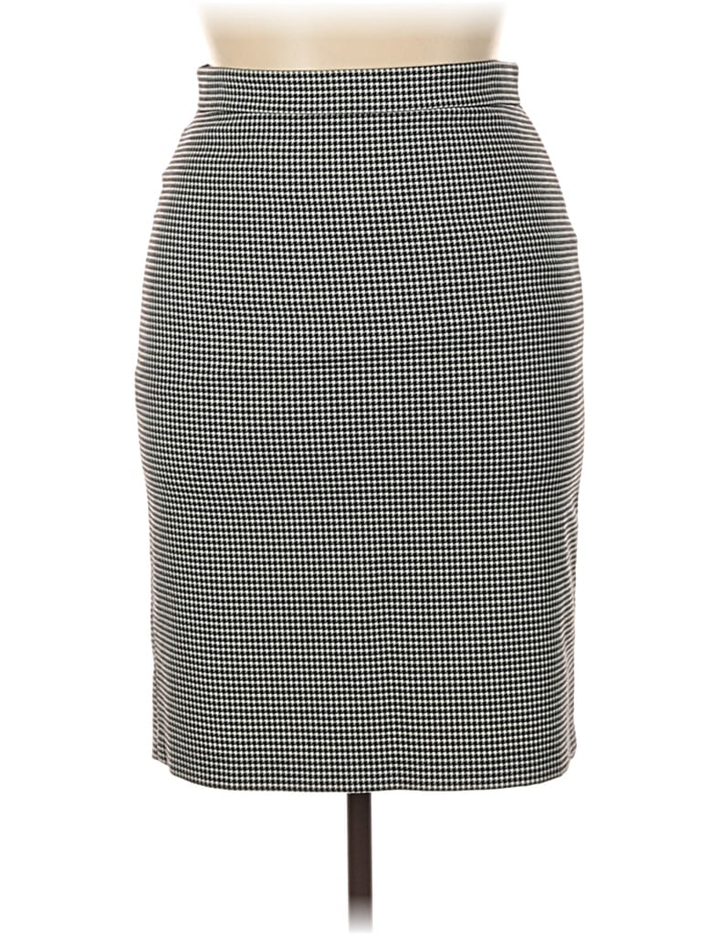 Pre-owned Ann Taylor Casual Skirt In Gray