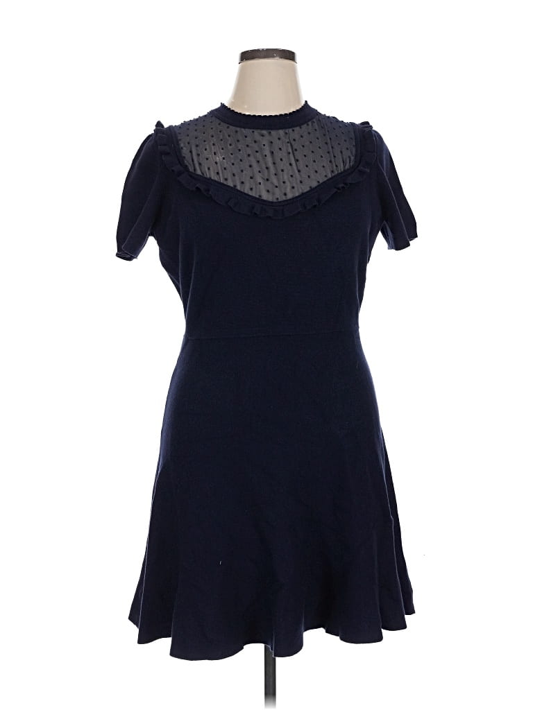 Pre-owned Draper James Cocktail Dress In Blue