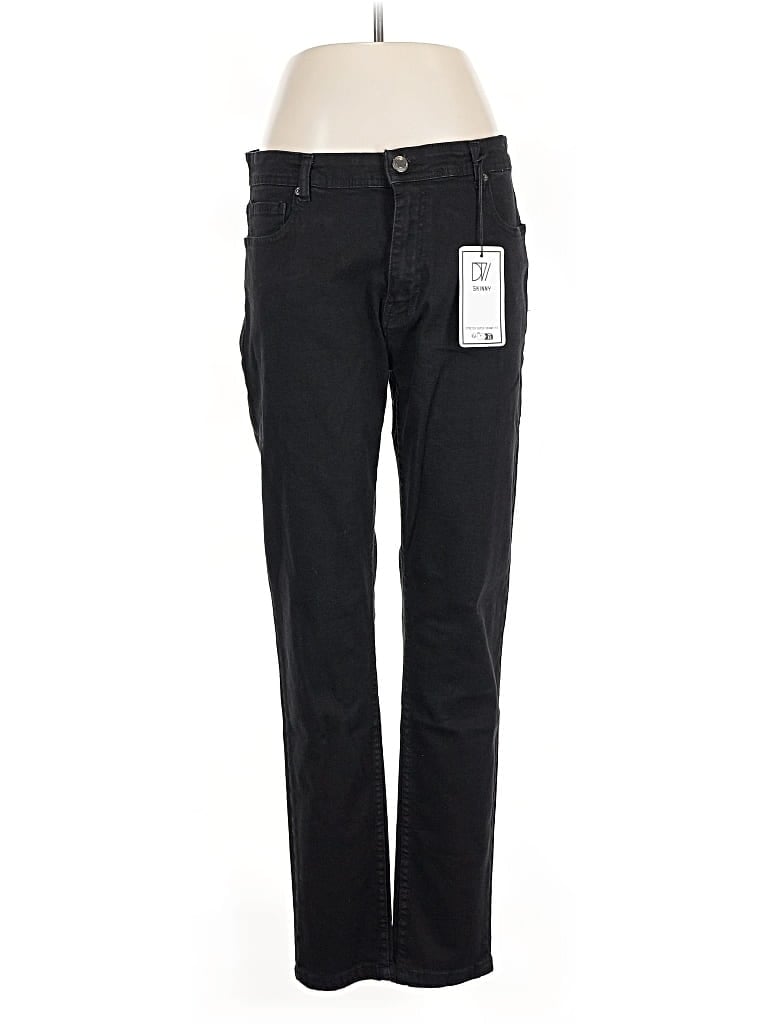 Don't Think Twice Dtt Liv Dad Straight Leg Jeans In Black