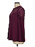 Torrid Burgundy Short Sleeve Blouse Size Lg Plus (0) - photo 5