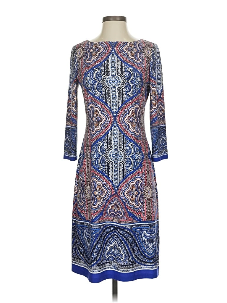 Pre-owned London Times Casual Dress In Blue