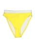 Solid & Striped Color Block Yellow Swimsuit Bottoms Size XS - photo 1