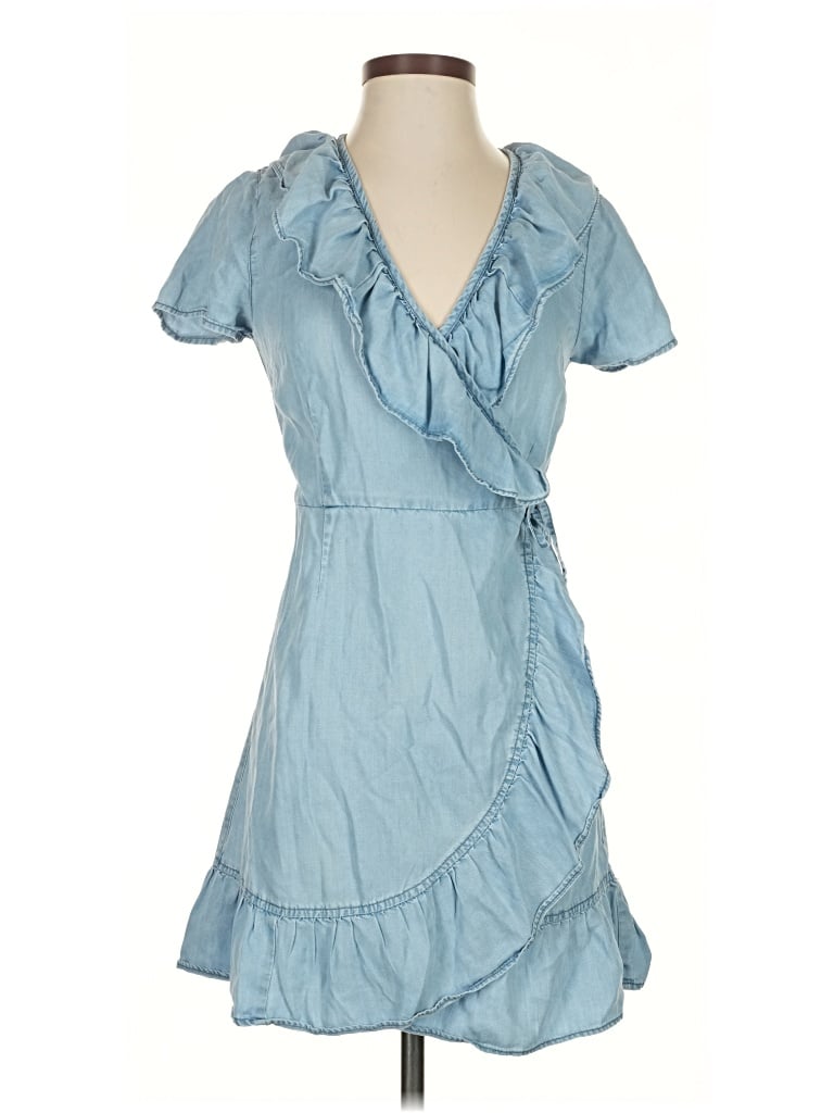 Pre-owned Asos Design Casual Dress In Blue