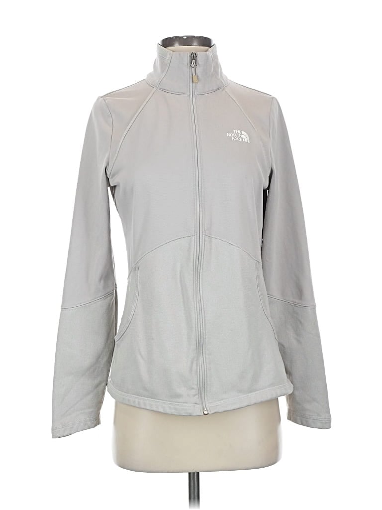 Pre-owned The North Face Track Jacket In Gray