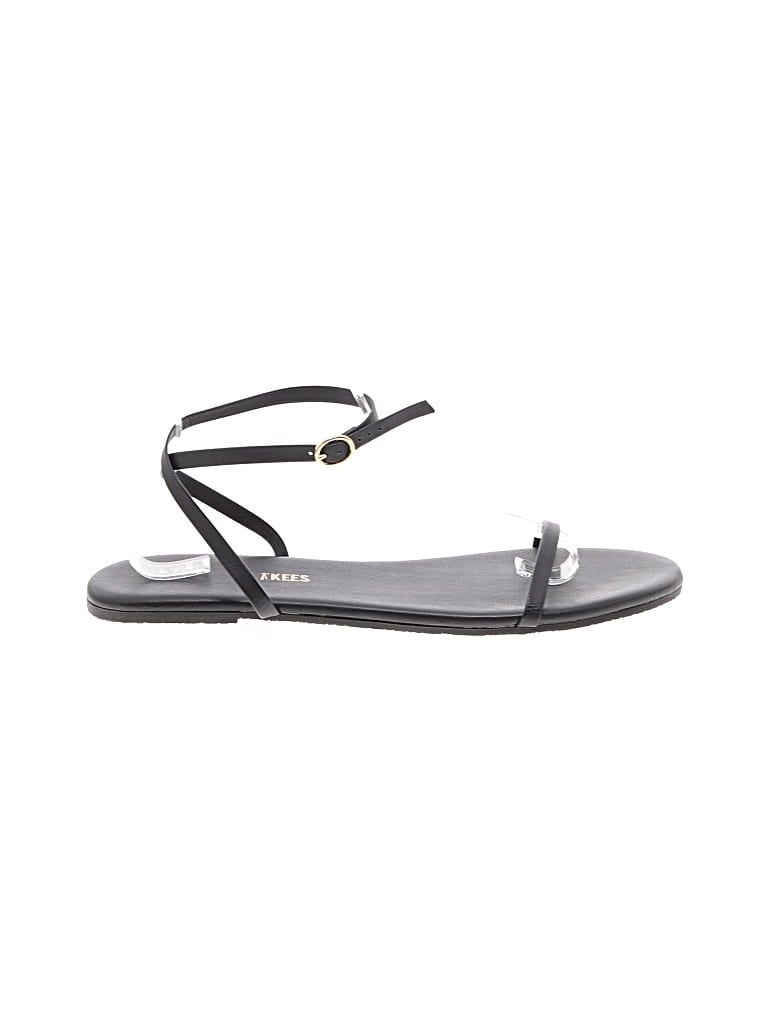 Pre-owned Tkees Sandals In Black