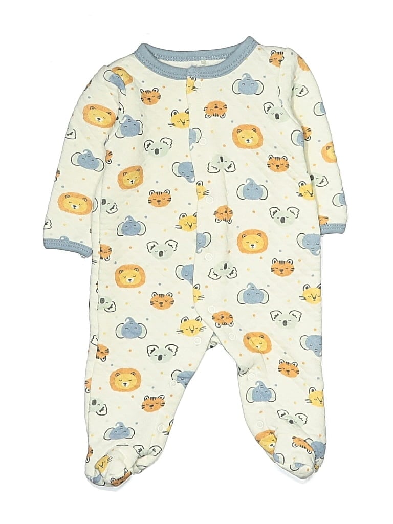 Pre-owned Chick Pea Babies' Long Sleeve Onesie In Yellow