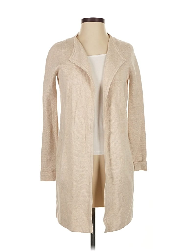 Pre-owned J.crew Factory Store Cardigan Sweater In Brown