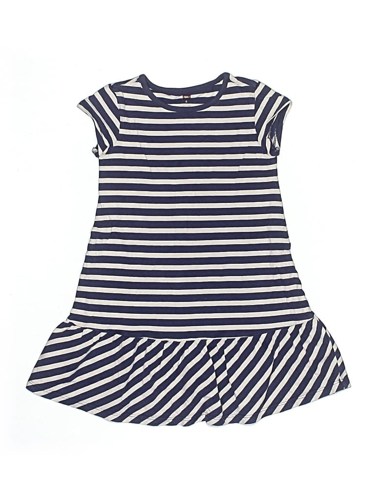 Pre-owned Tea Kids' Dress In Blue