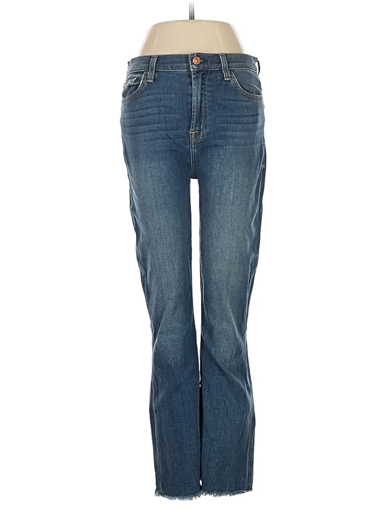 Pre-owned 7 For All Mankind Jeans In Blue