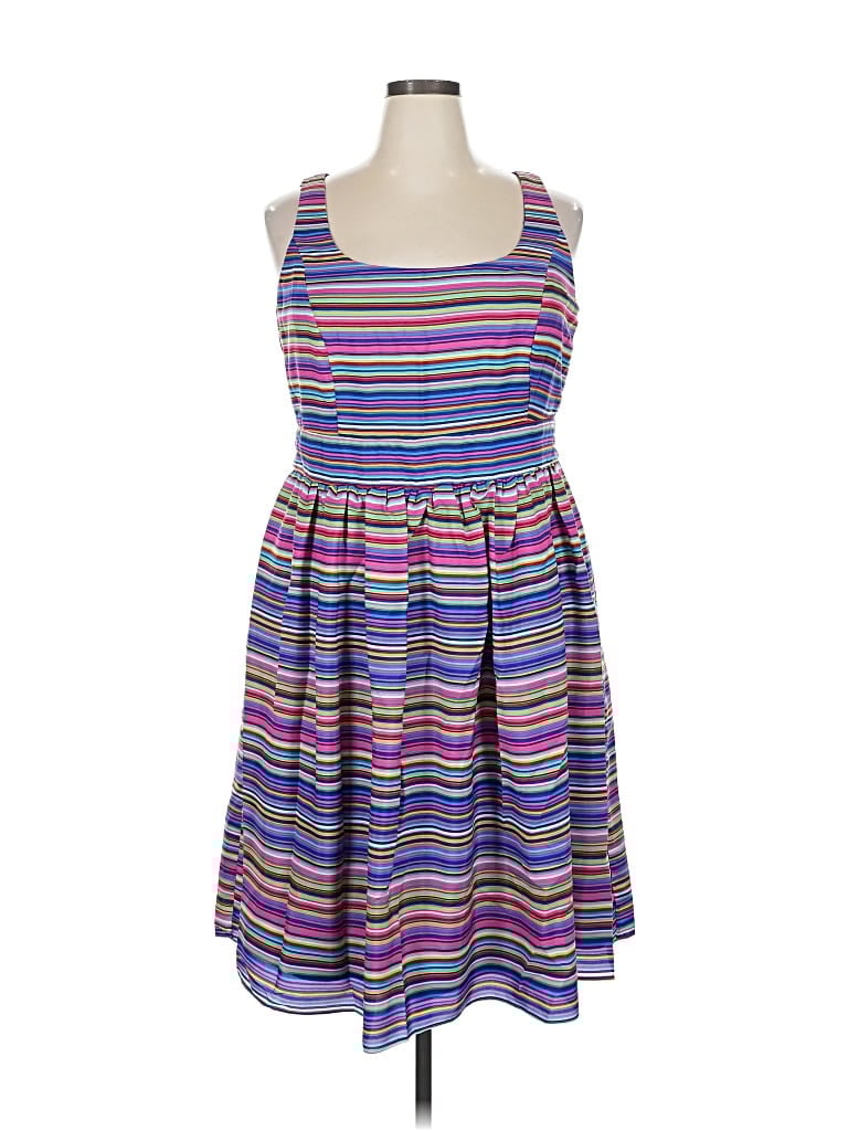 Pre-owned City Chic Casual Dress In Purple