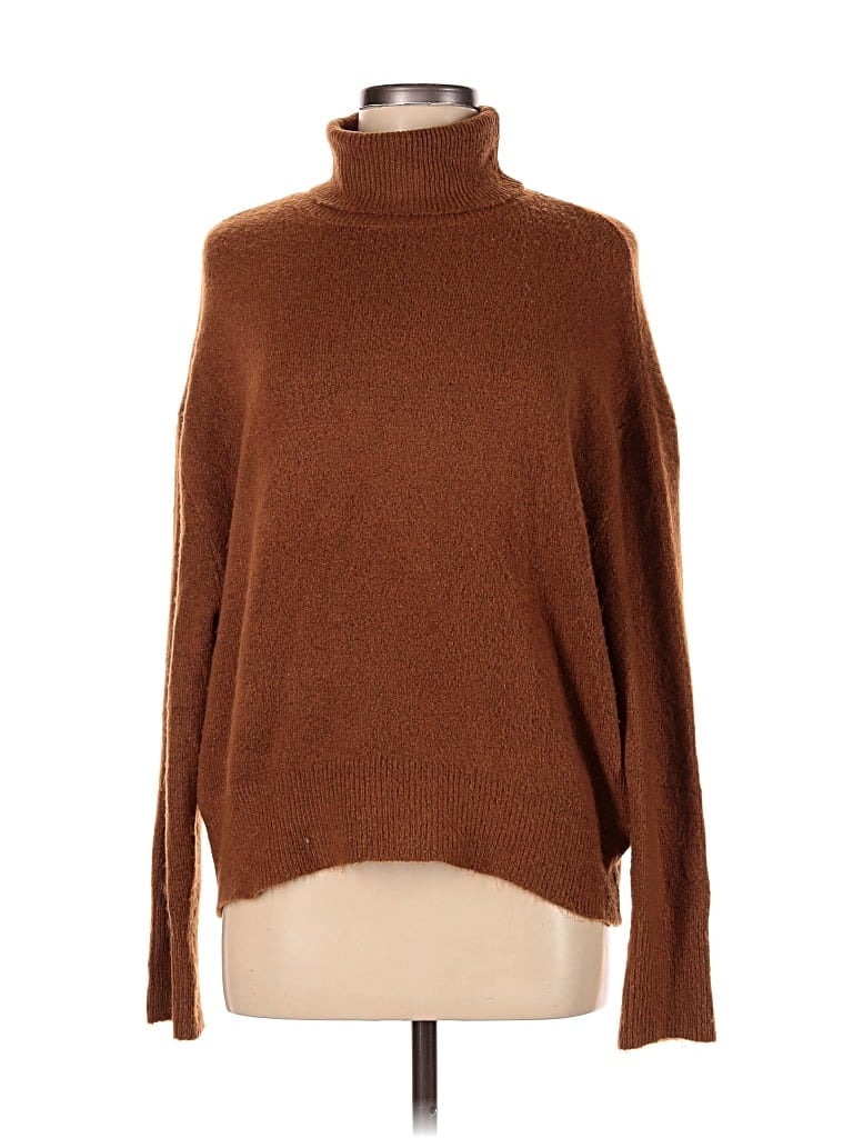 Pre-owned Lulus Turtleneck Sweater In Brown