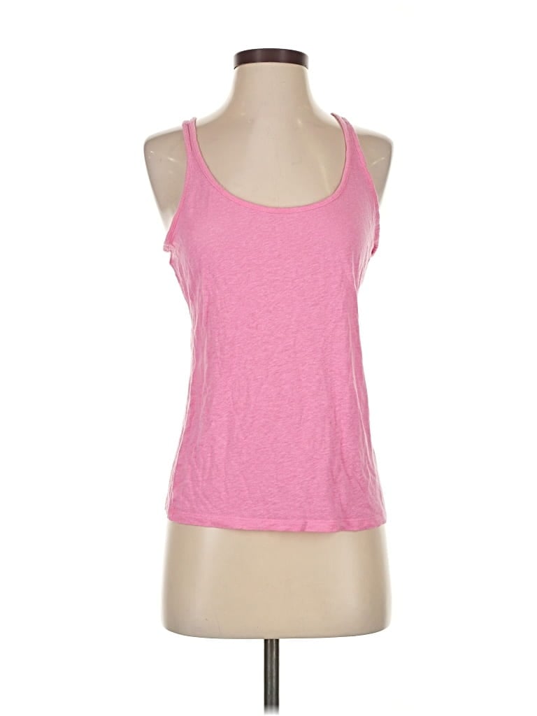 Pre-owned Athleta Tank Top Pink Halter Neckline Tops