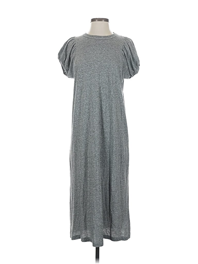 Pre-owned The Great Casual Dress In Gray