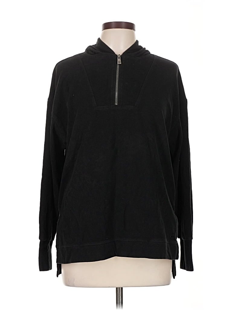Pre-owned Sweaty Betty Zip Up Hoodie In Black