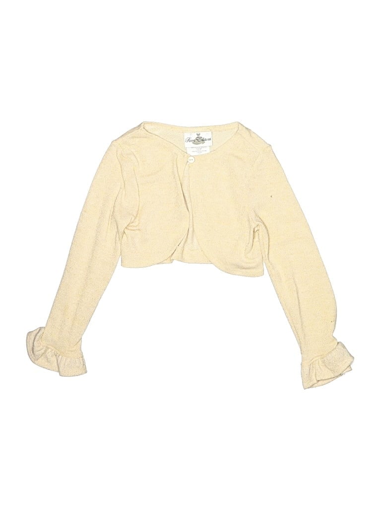 Pre-owned Rare Editions Kids' Cardigan Sweater In Yellow