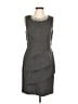 Connected Apparel Tweed Gray Cocktail Dress Size 12 - photo 1