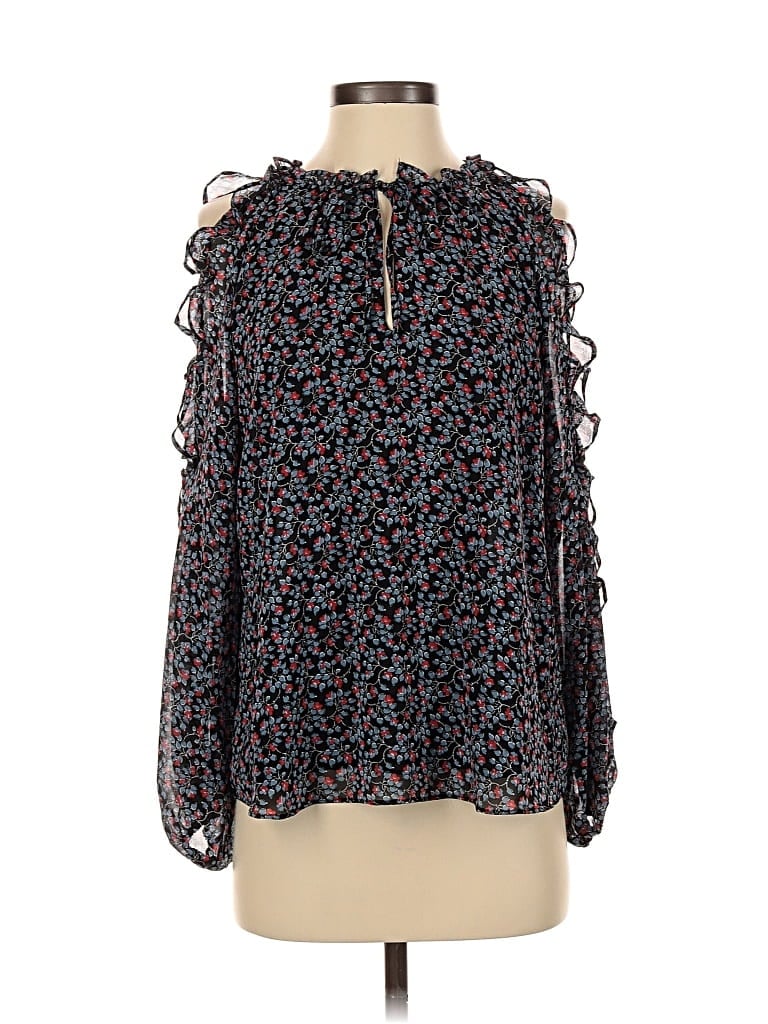 1.state Long Sleeve Blouse In Multi
