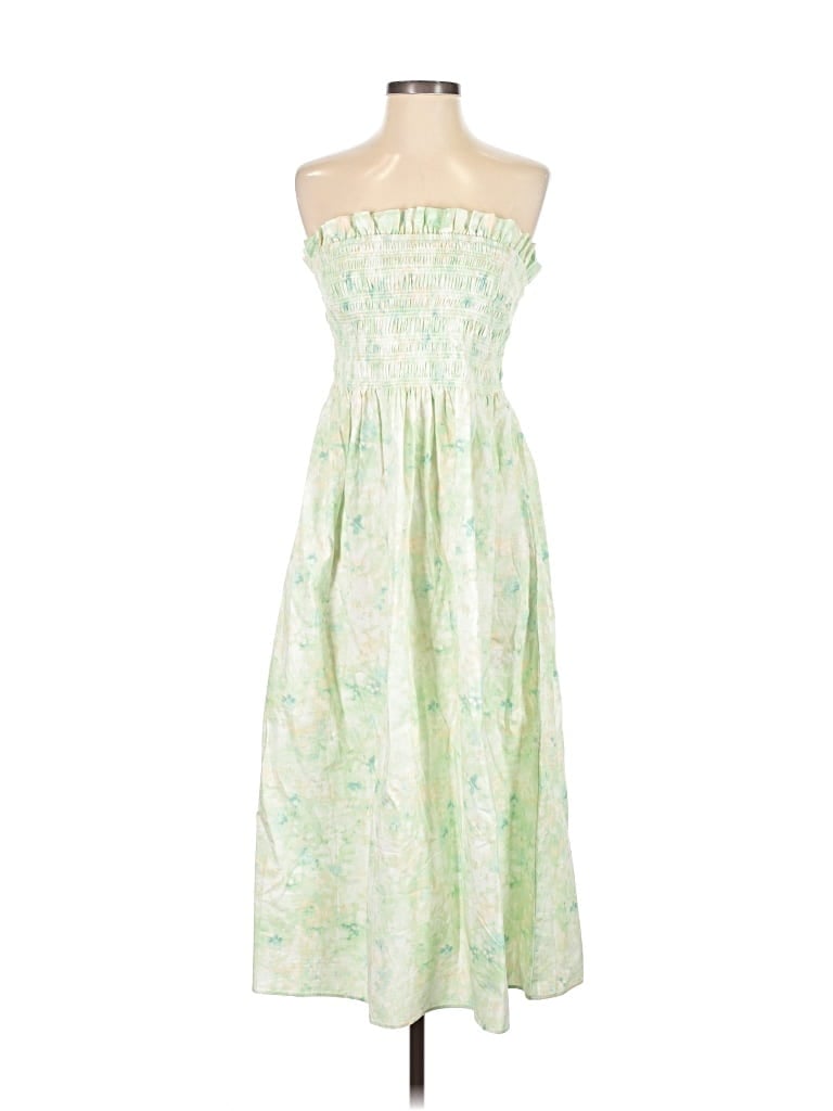 Pre-owned H&m Casual Dress In Green
