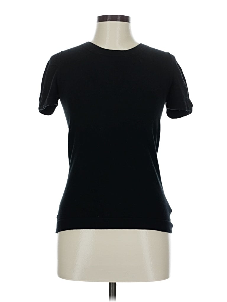 Pre-owned Gap Silk Pullover Sweater In Black