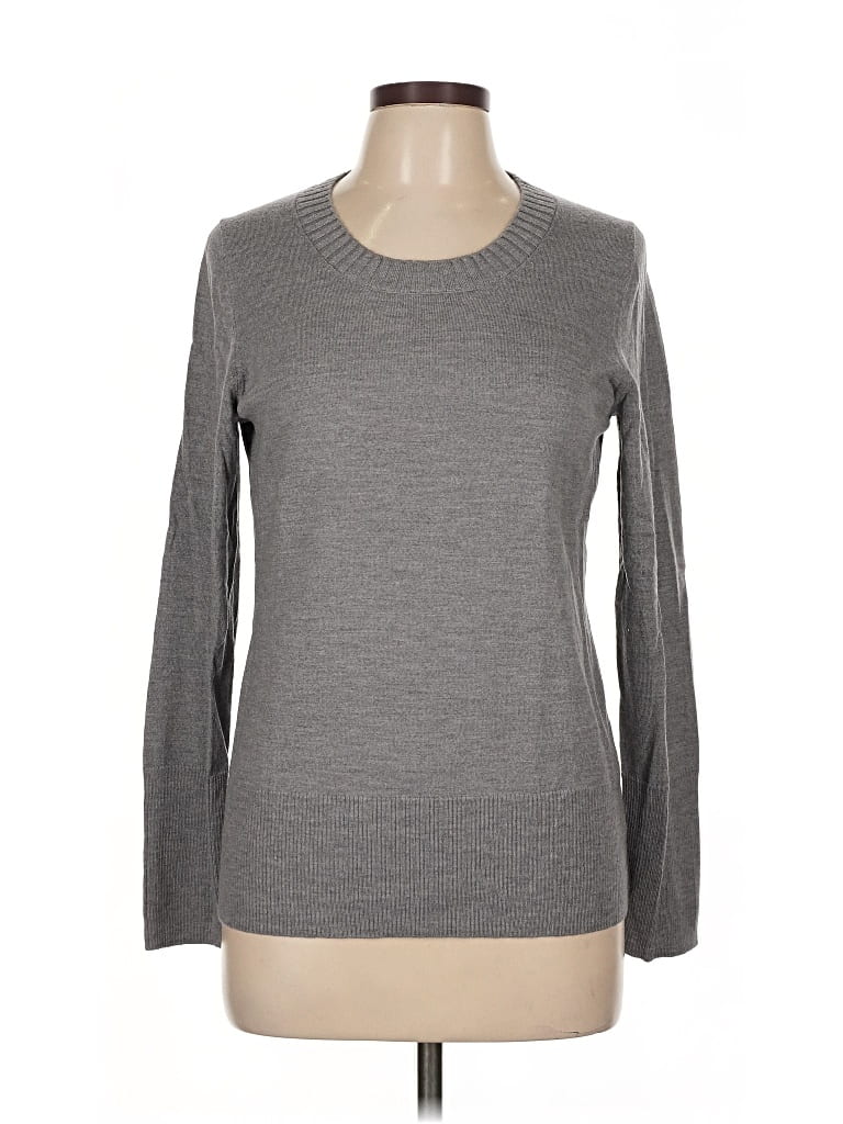 Pre-owned Banana Republic Wool Sweater In Gray