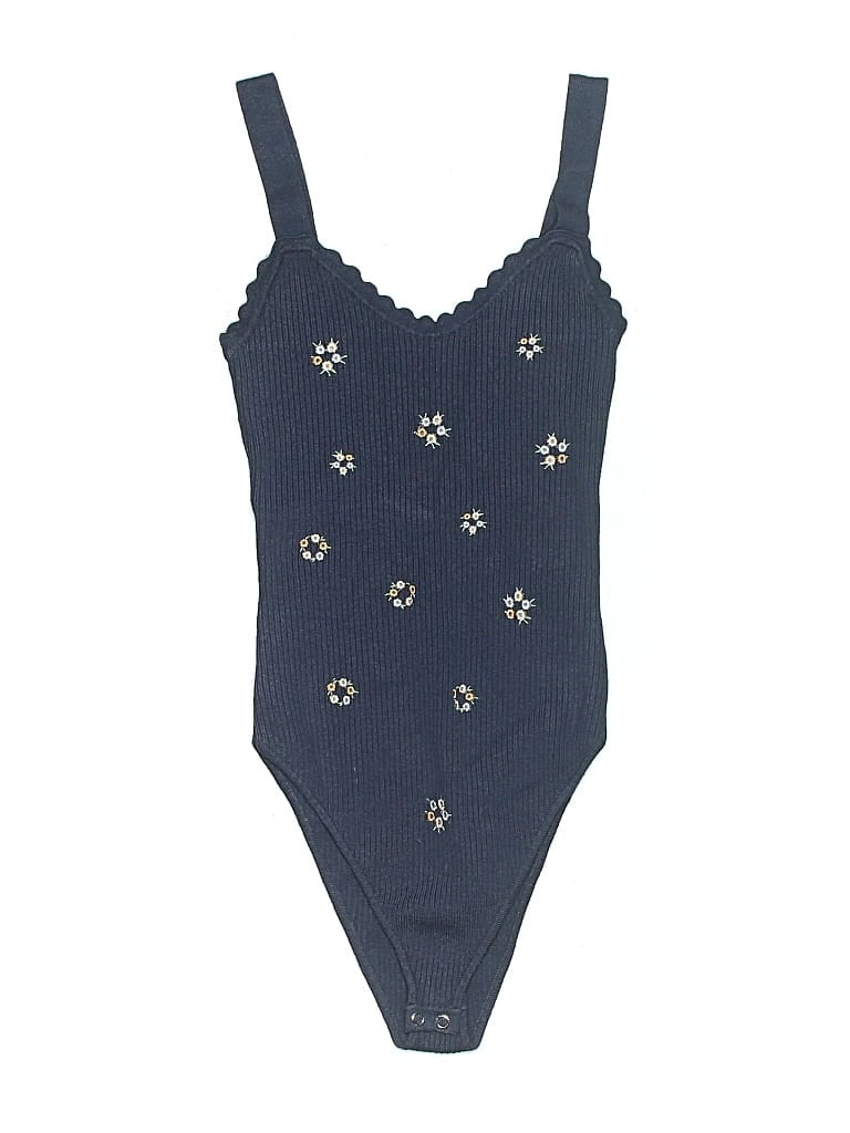 Pre-owned Forever 21 Bodysuit In Blue