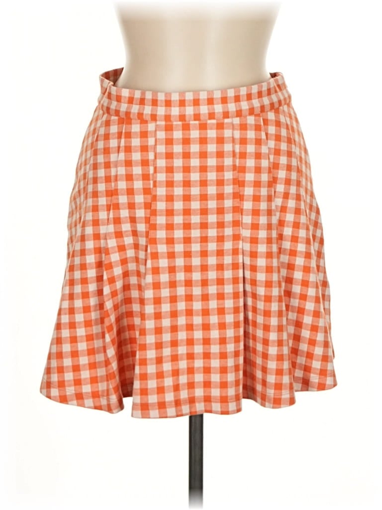 Pre-owned Free People Casual Skirt In Orange