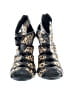 Mix No. 6 Animal Print Black Heels Size 8 1/2 - photo 2
