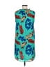 Tabitha Webb 100% Polyester Tropical Teal Casual Dress Size 6 - photo 2