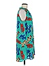Tabitha Webb 100% Polyester Tropical Teal Casual Dress Size 6 - photo 4