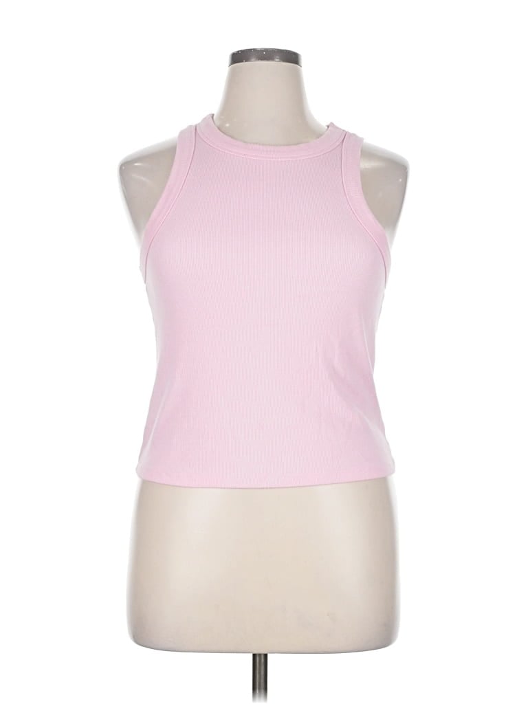 Pre-owned Old Navy Tank Top Pink Halter Neckline Tops