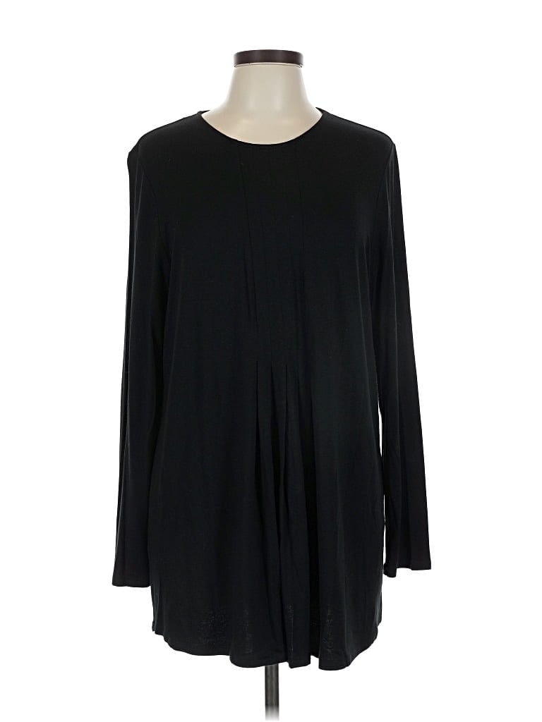 Pre-owned Jjill Casual Dress In Black
