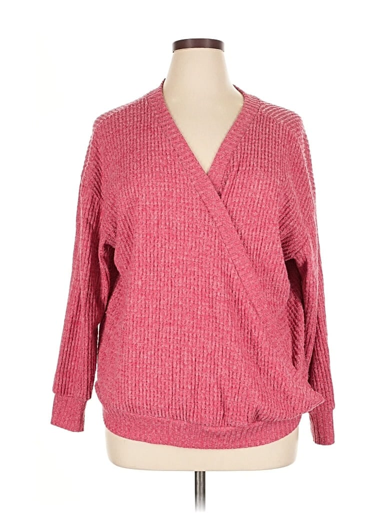 Pre-owned Torrid Cardigan Sweater In Pink