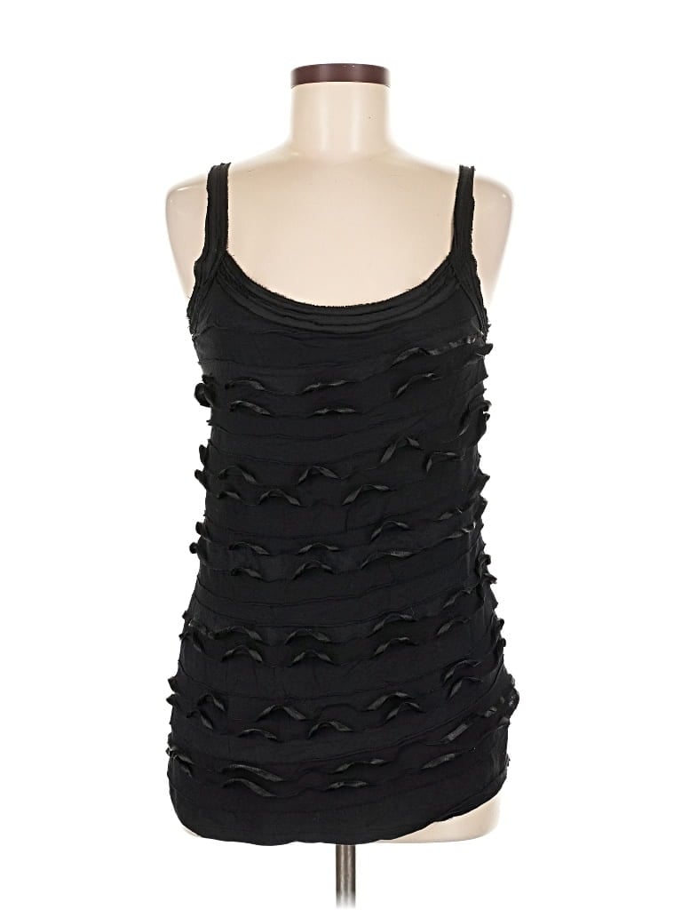 Pre-owned Express Sleeveless Top Black Scoop Neck Tops