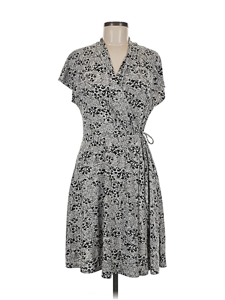 Pre-owned H&m Casual Dress In Gray