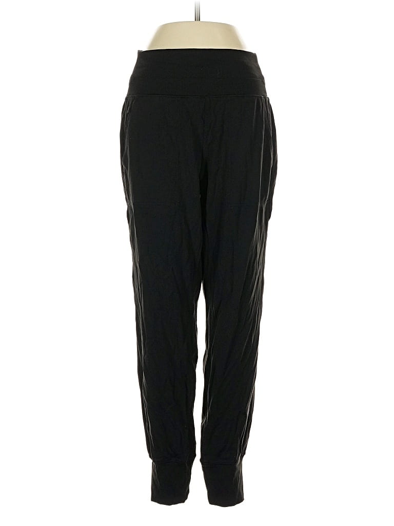 Pre-owned Athleta Track Pants In Black