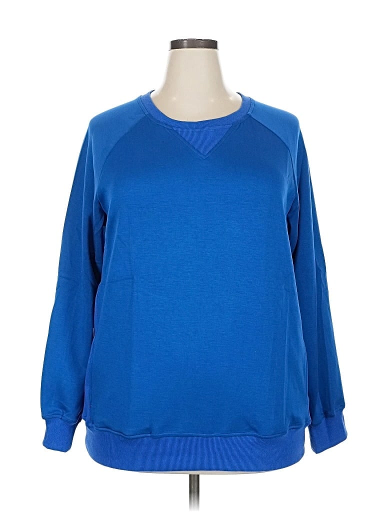 Pre-owned Unbranded Pullover Sweater In Blue