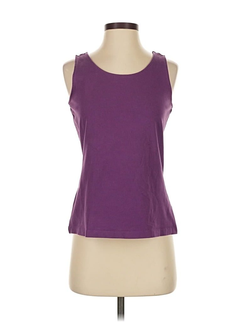 Pre-owned L.l.bean Sleeveless T-shirt In Purple