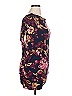 Lane Bryant Floral Burgundy Short Sleeve Blouse Size 14 - 16 Plus - photo 4