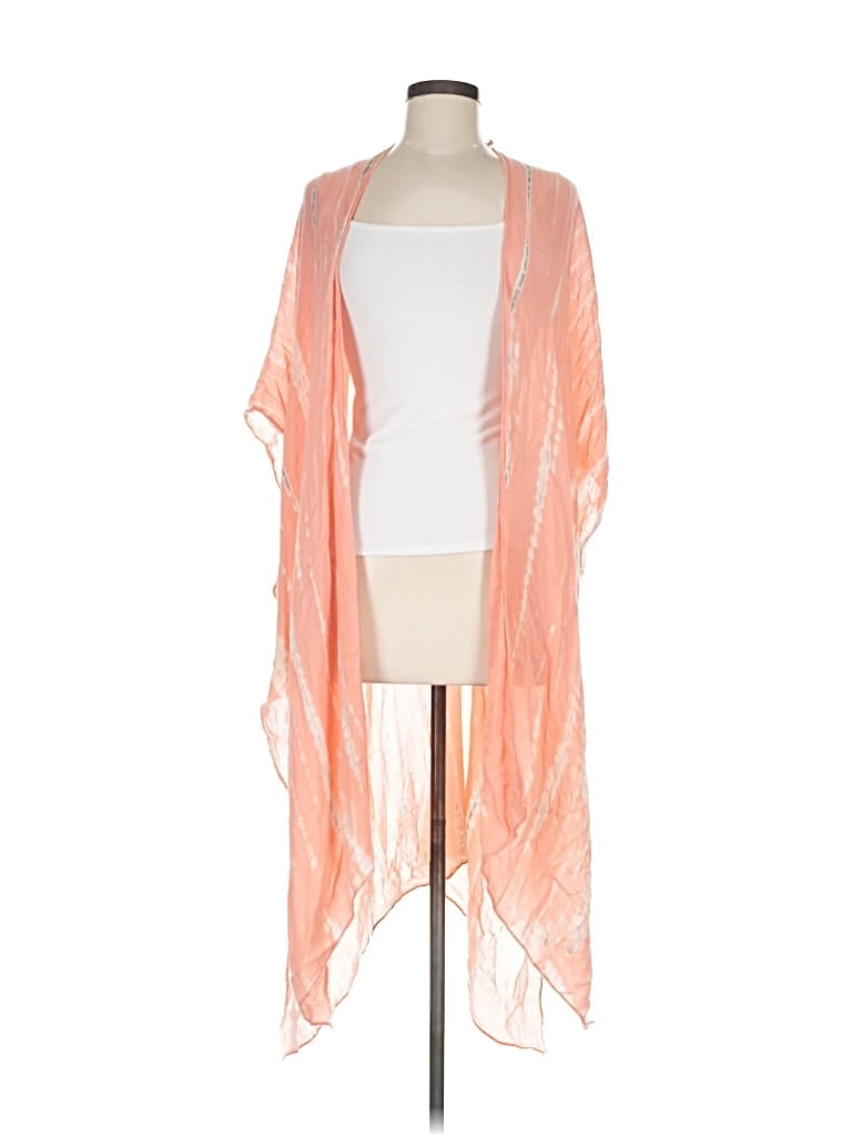 Pre-owned Soft Surroundings Kimono In Orange